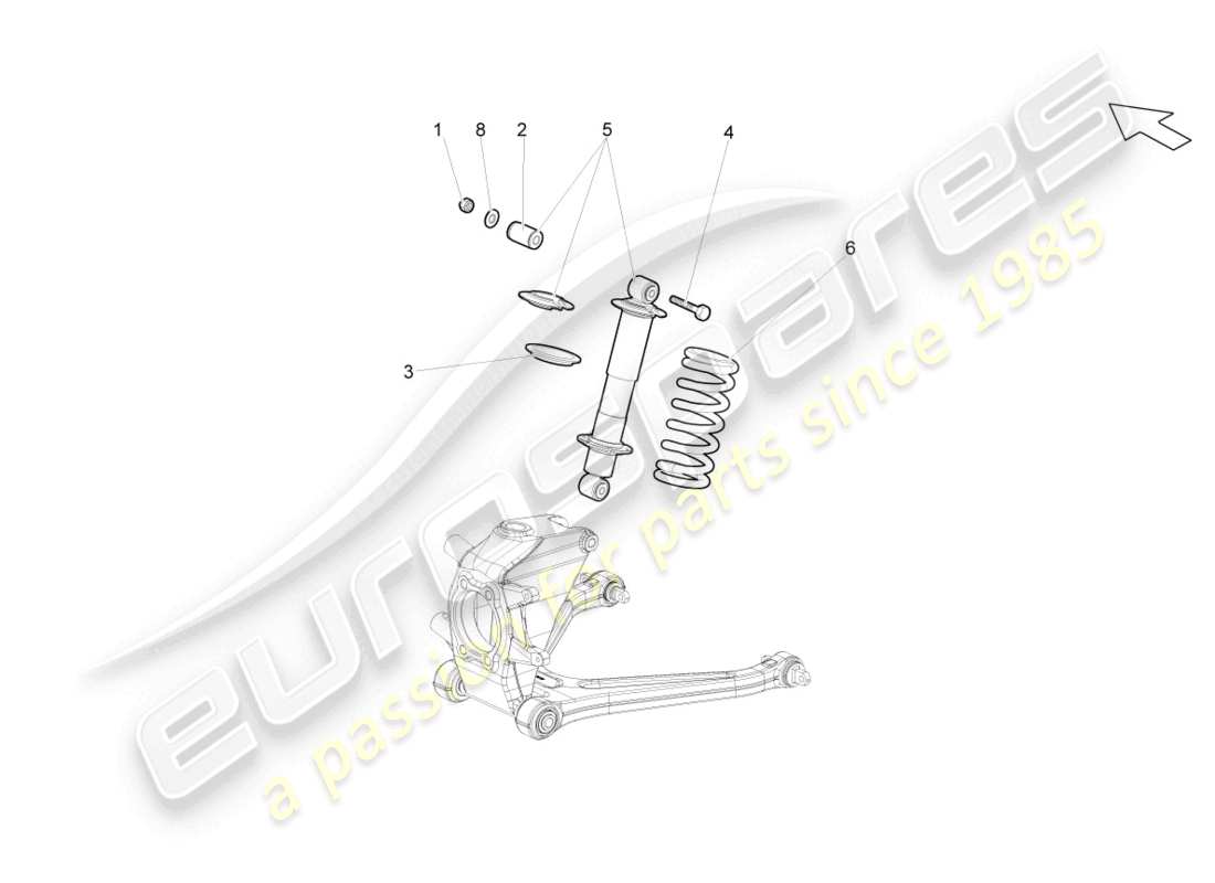 VIEW PARTS DIAGRAMS FROM THE LAMBORGHINI GALLARDO PARTS CATALOGUE a part diagram from the lamborghini gallardo parts catalogue