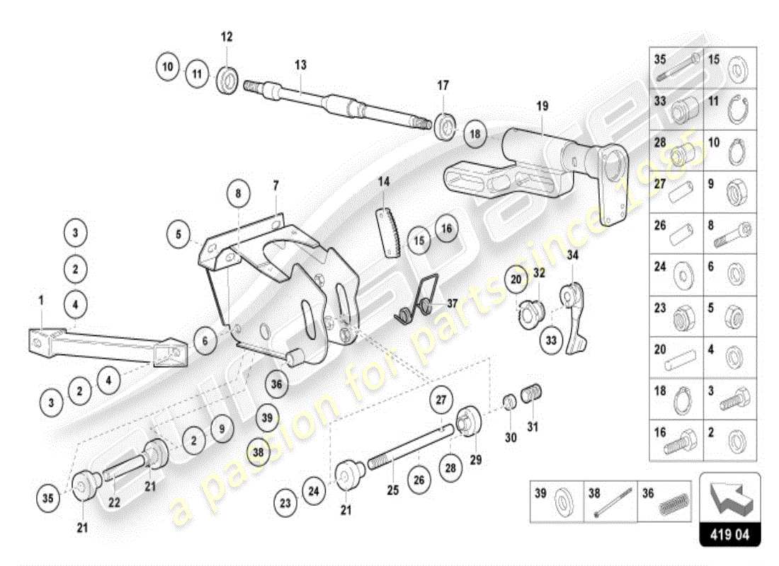 part diagram containing part number 008700694