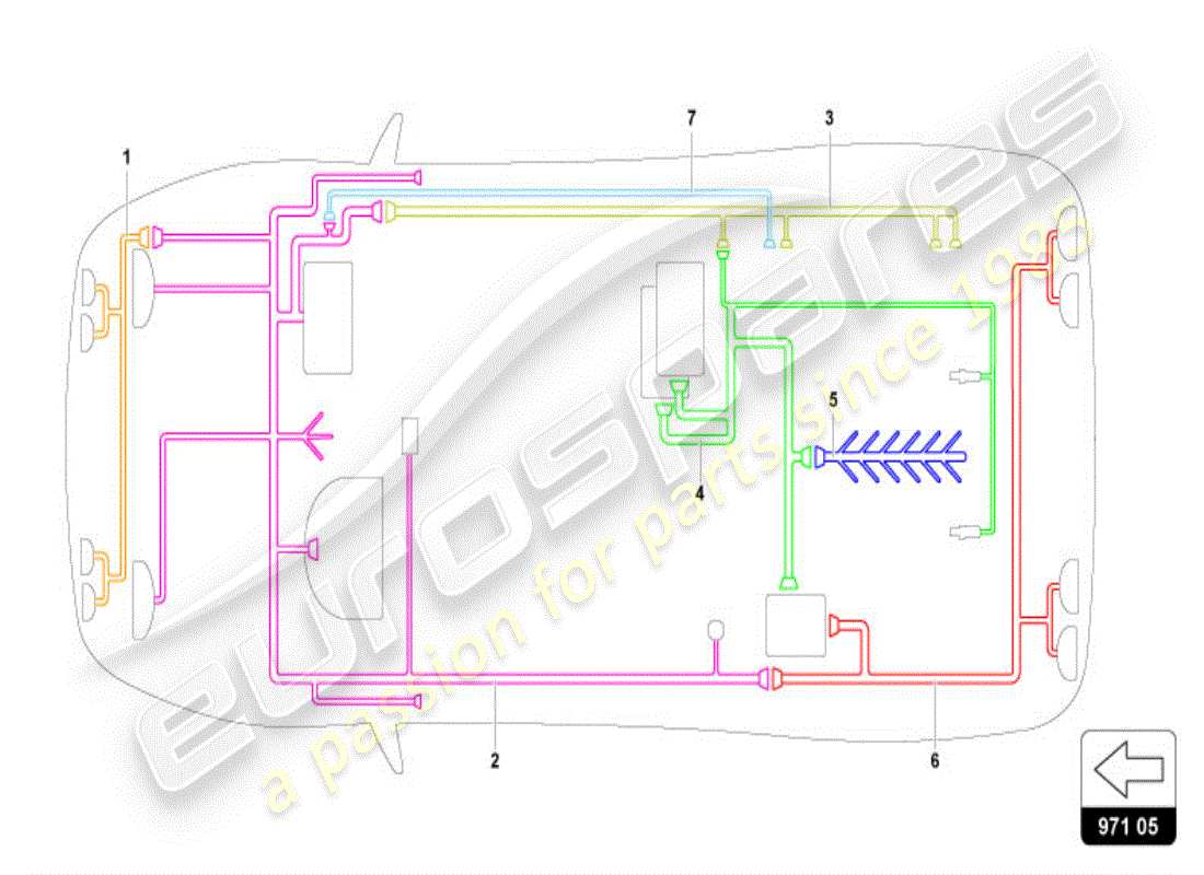 part diagram containing part number 006134937