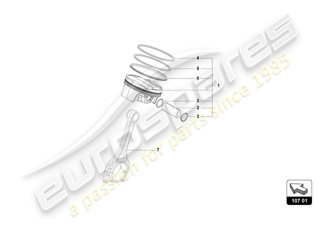 a part diagram from the lamborghini lp770-4 svj coupe (2022) parts catalogue