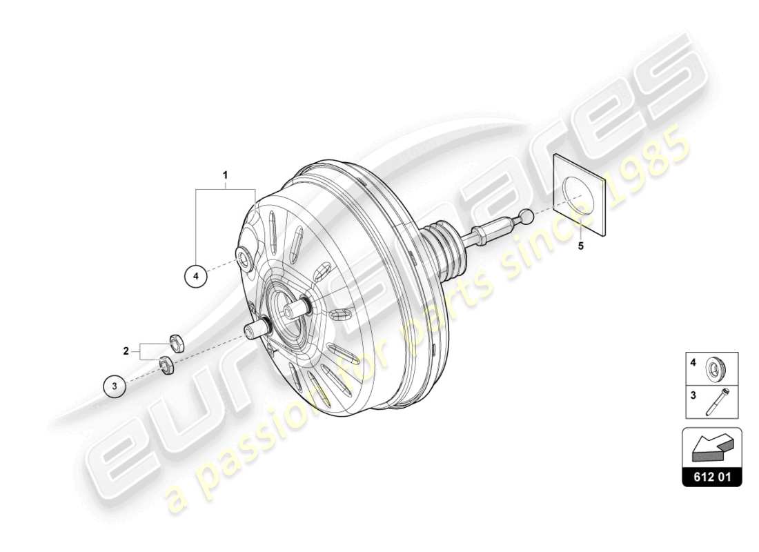 VIEW PARTS DIAGRAMS FROM THE LAMBORGHINI URUS PARTS CATALOGUE a part diagram from the lamborghini urus parts catalogue