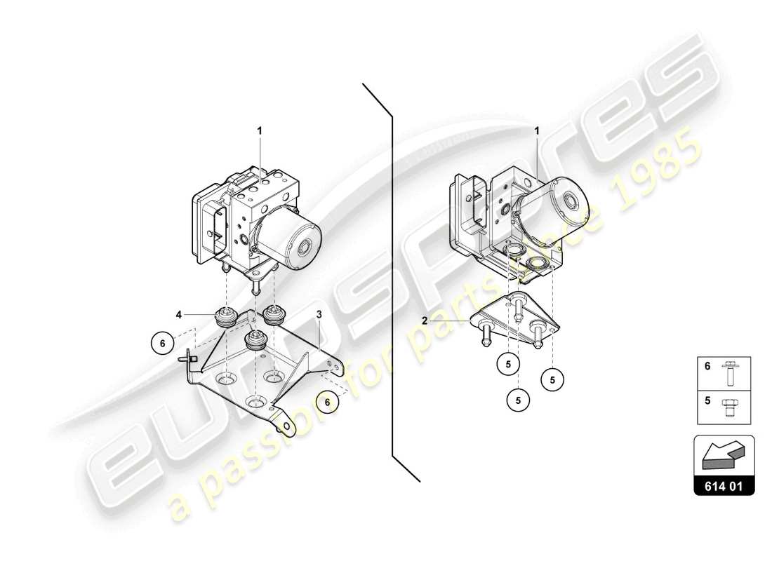 VIEW PARTS DIAGRAMS FROM THE LAMBORGHINI COUNTACH PARTS CATALOGUE a part diagram from the lamborghini countach parts catalogue
