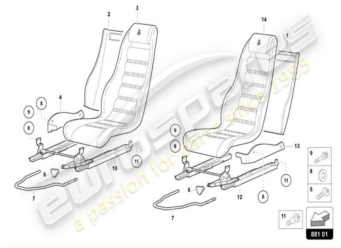 part diagram containing part number 008700617