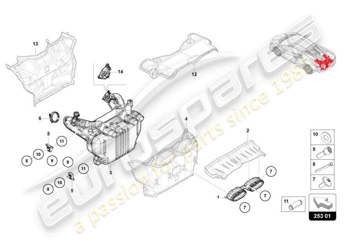 part diagram containing part number n10619001