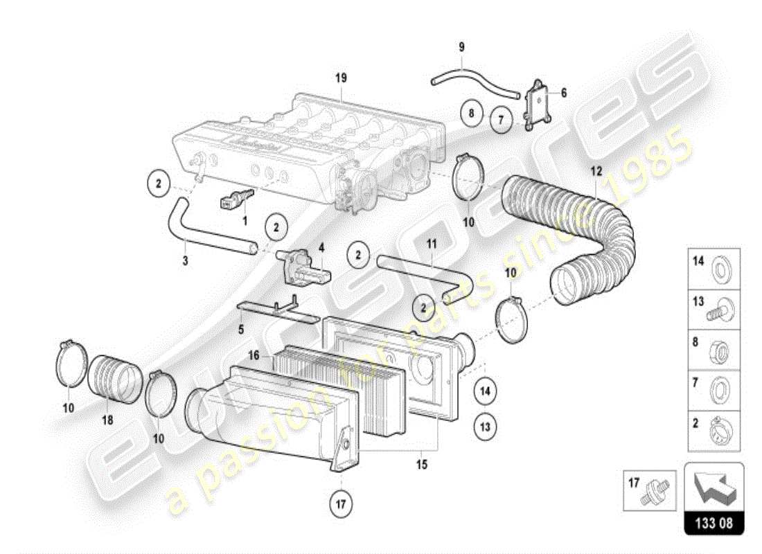 part diagram containing part number 001334060