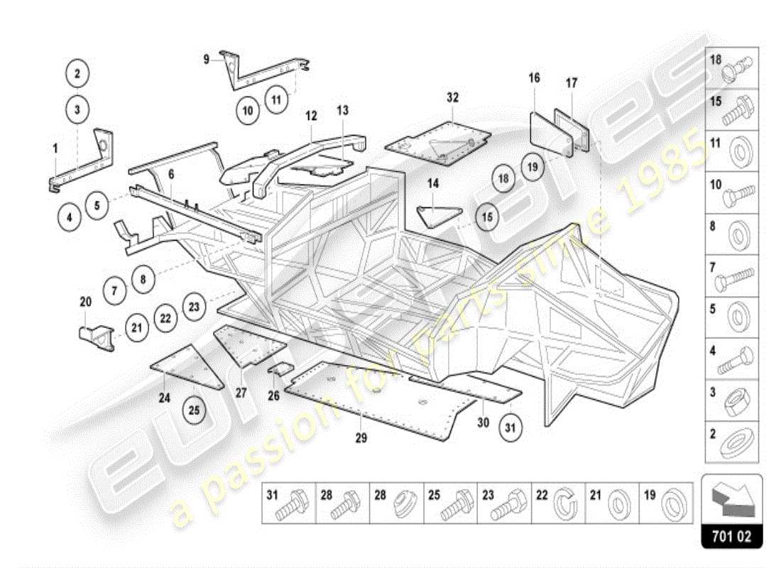 part diagram containing part number 008100854