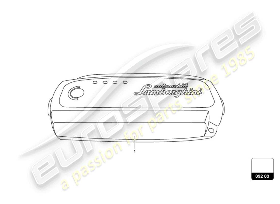 a part diagram from the lamborghini revuelto parts catalogue