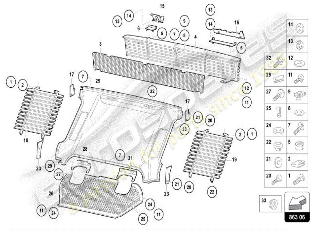 part diagram containing part number 008700444