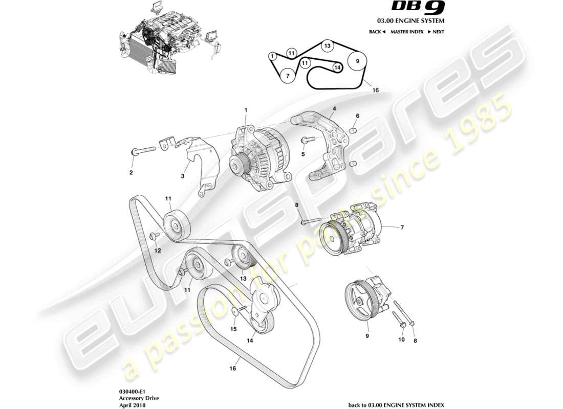 part diagram containing part number 4g43-10a380-aa