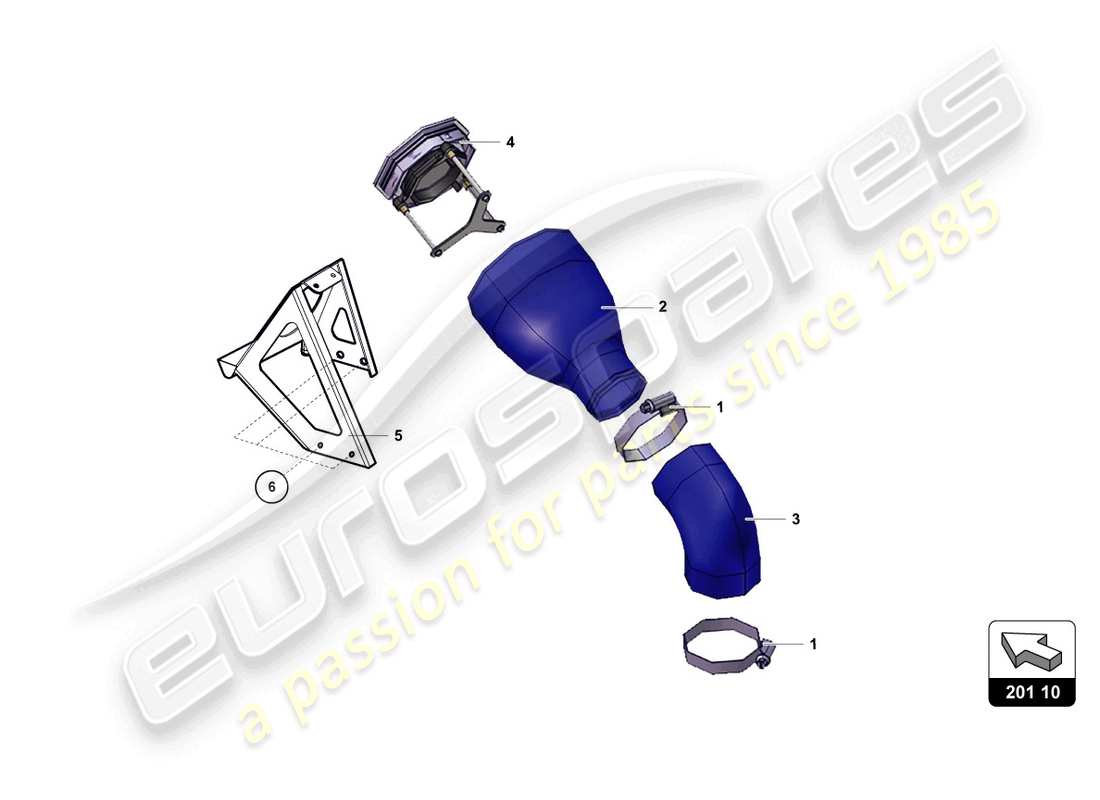 lamborghini super trofeo (2016) refuelling part diagram