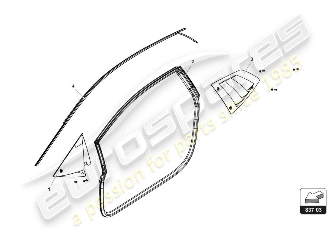 lamborghini gt3 (2017) doors additional parts part diagram