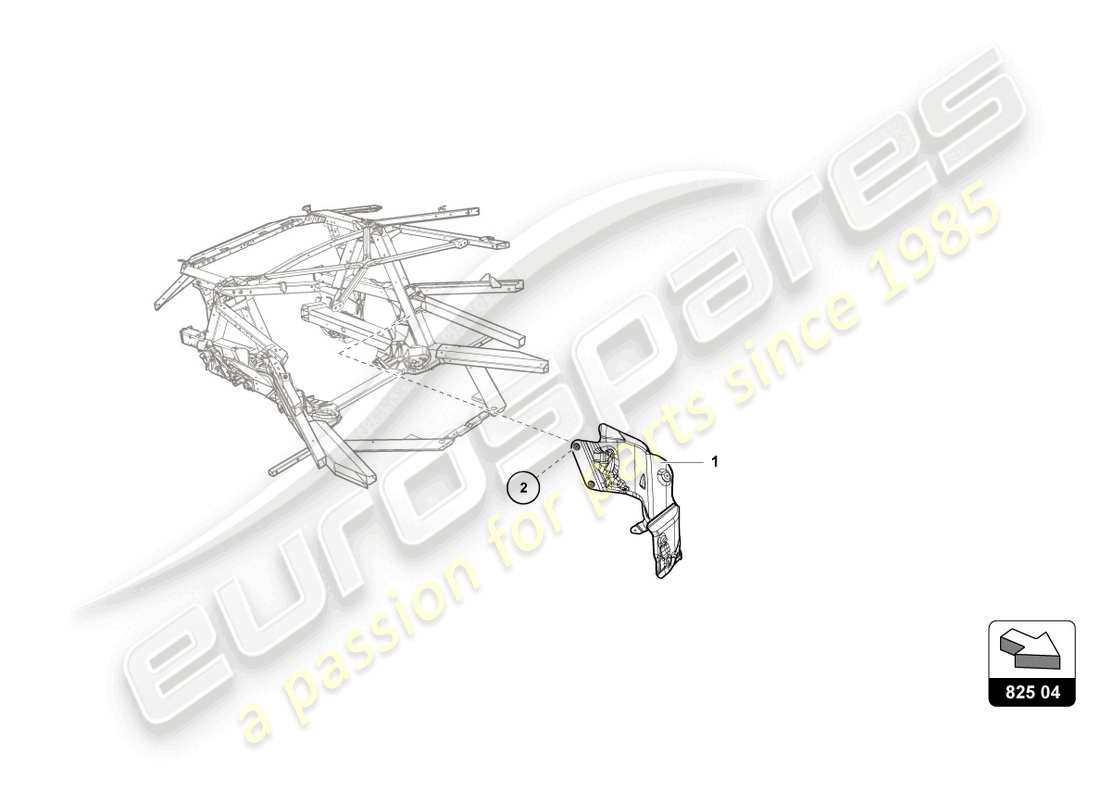 lamborghini super trofeo (2015) heat shield parts diagram