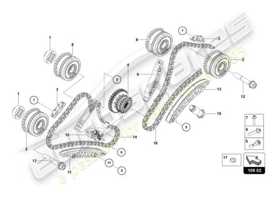 a part diagram from the lamborghini lp770-4 svj roadster (2020) parts catalogue