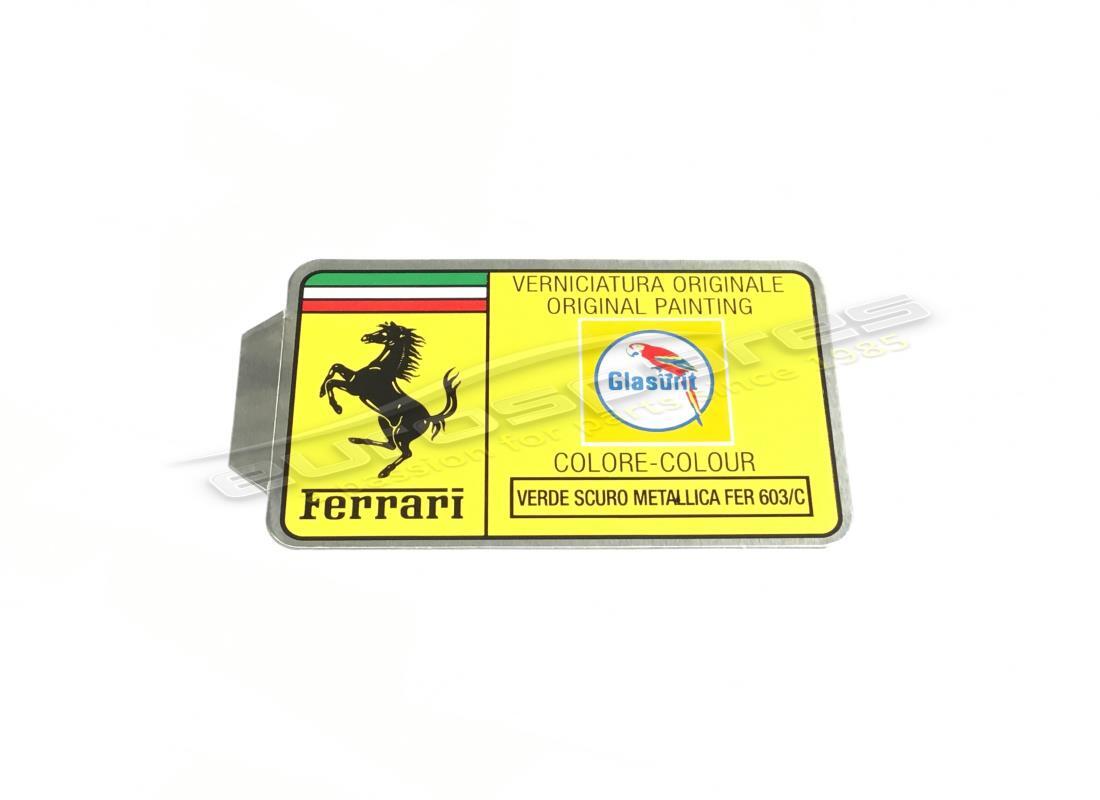 new ferrari glasurit paint tag. part number mc361517 (1)