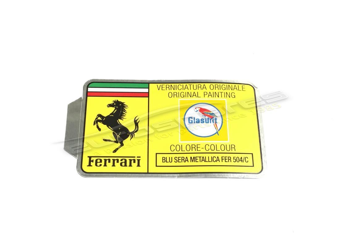 new ferrari glasurit paint tag. part number mc361513 (1)