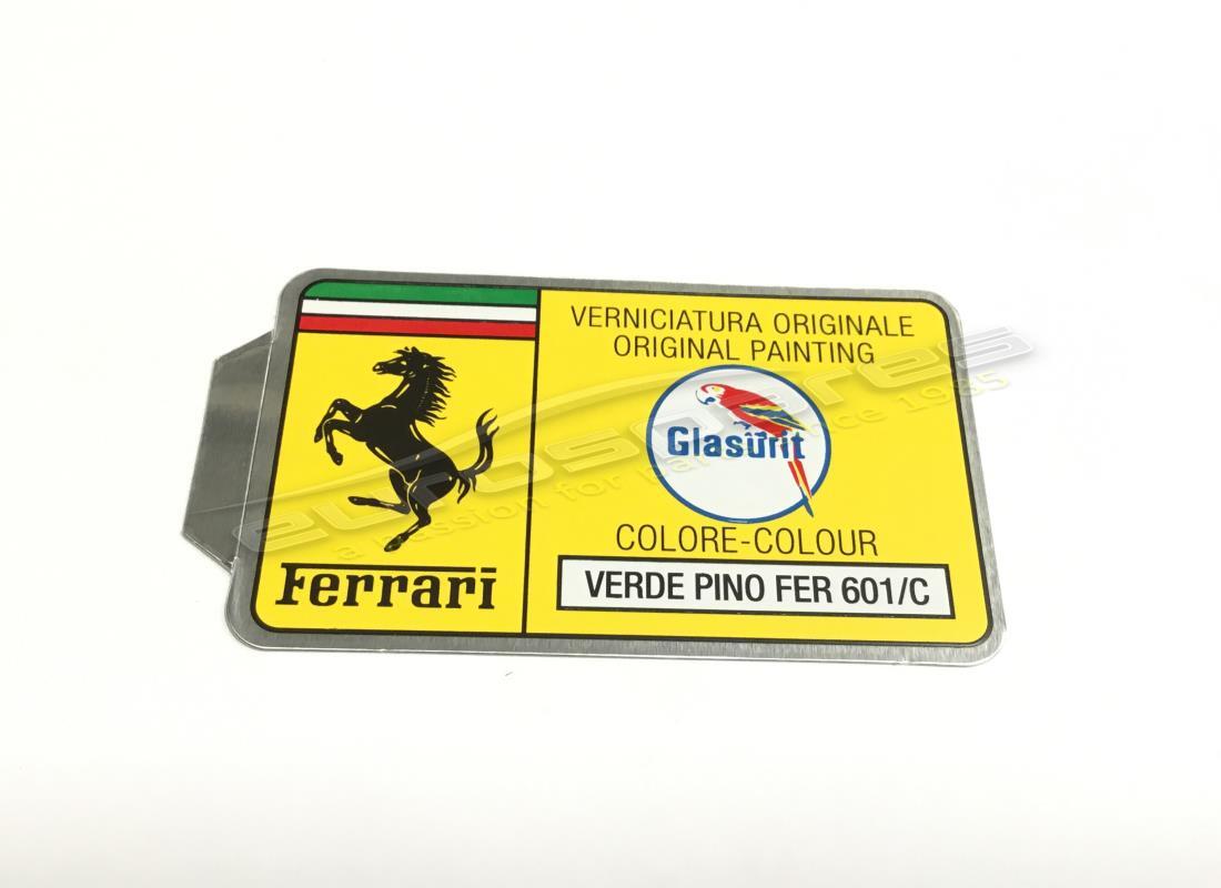 new ferrari glasurit paint code sticker (circle). part number er361543 (1)