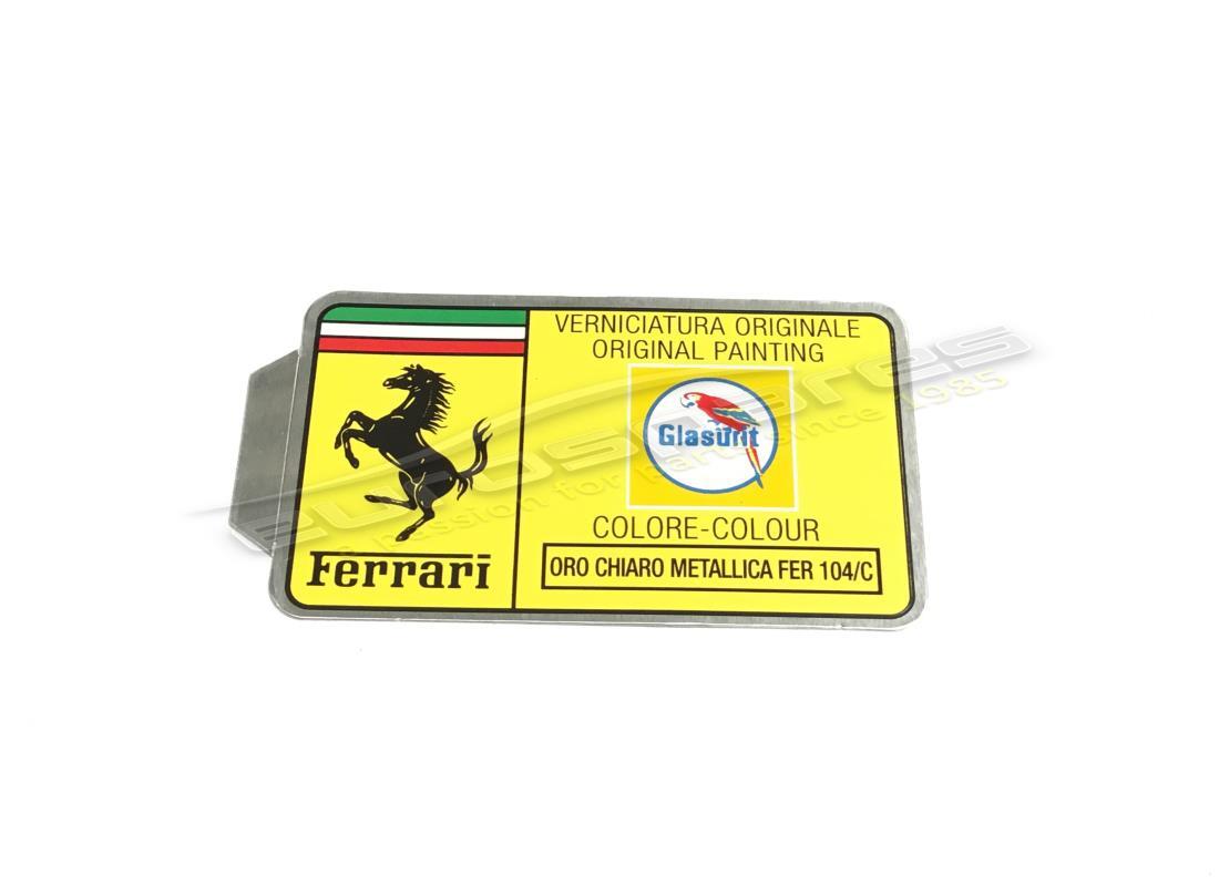 new ferrari glasurit paint tag. part number mc36157 (1)