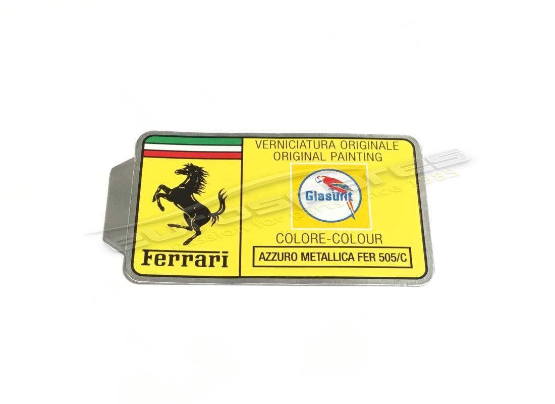 new ferrari glasurit paint tag. part number mc361511 (1)