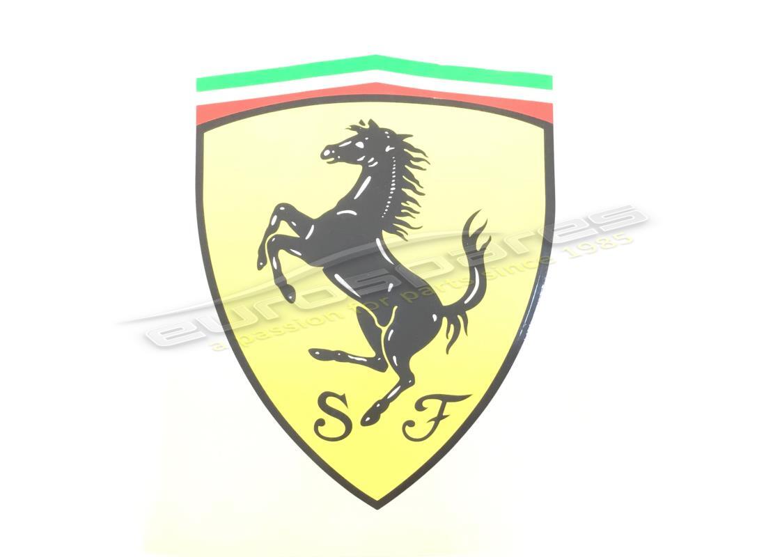 new ferrari shield sticker (18cm x 14cm). part number 95991605 (1)