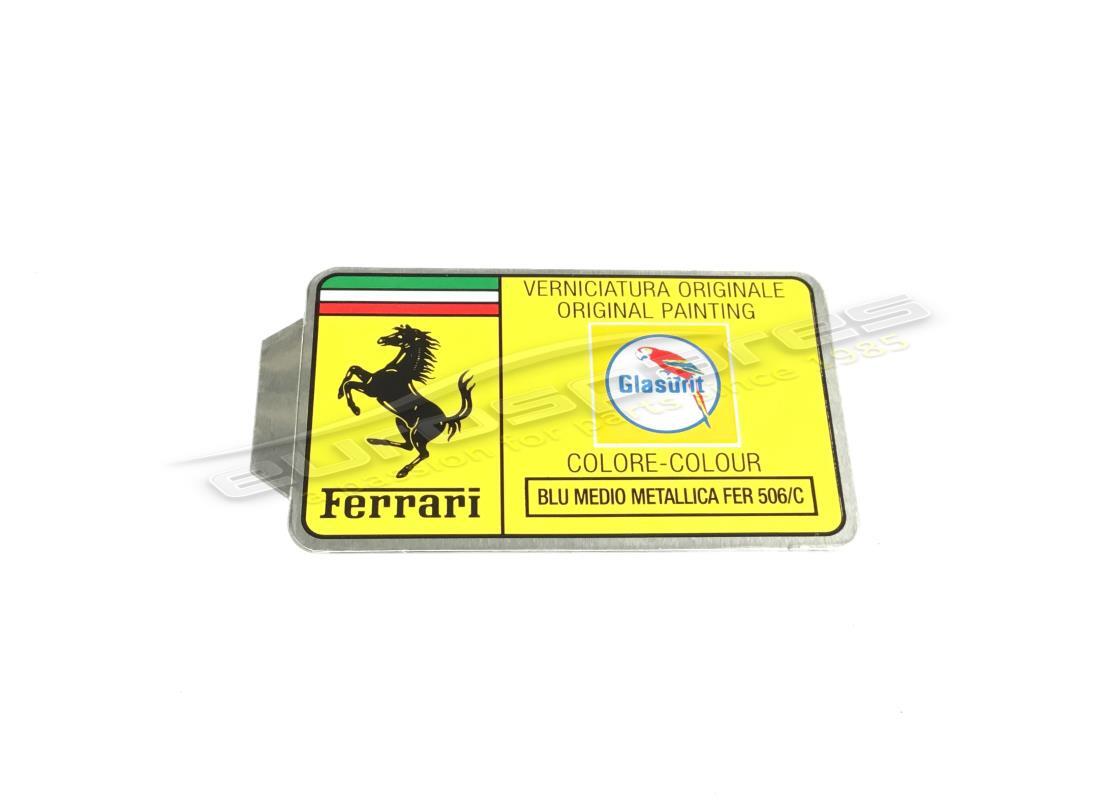 new ferrari glasurit paint tag. part number mc361514 (1)