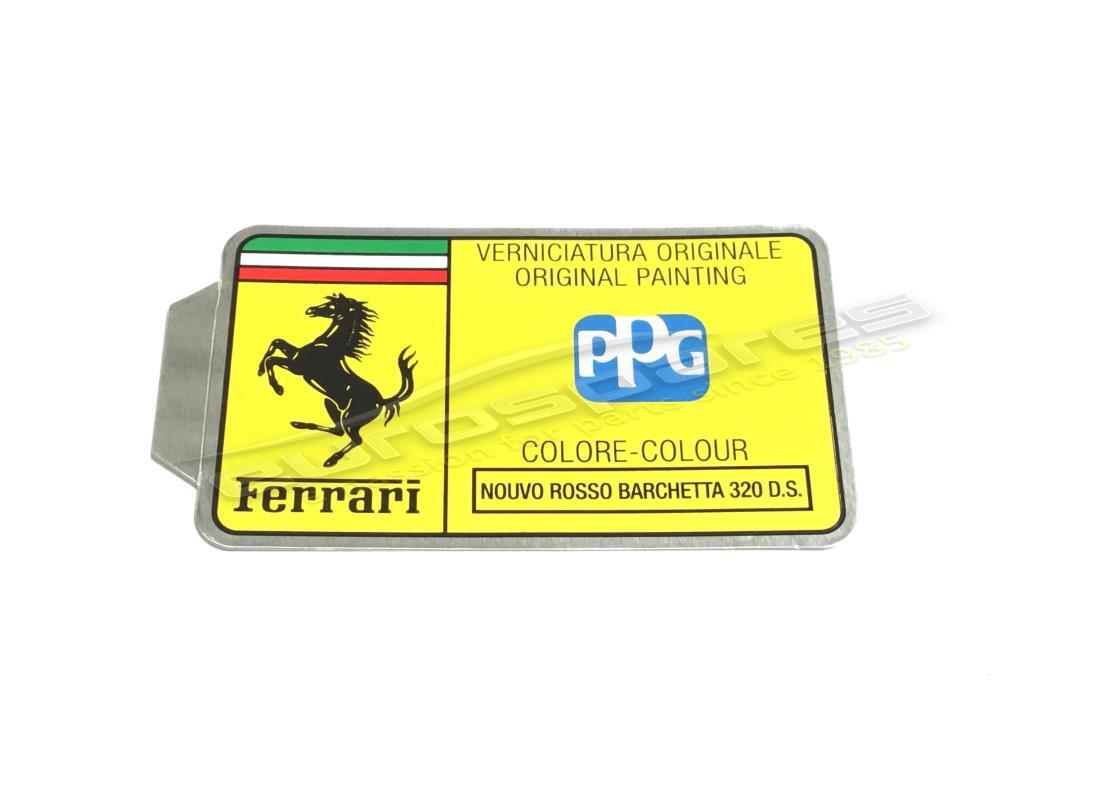 new ferrari ppg paint code sticker. part number er361571 (1)