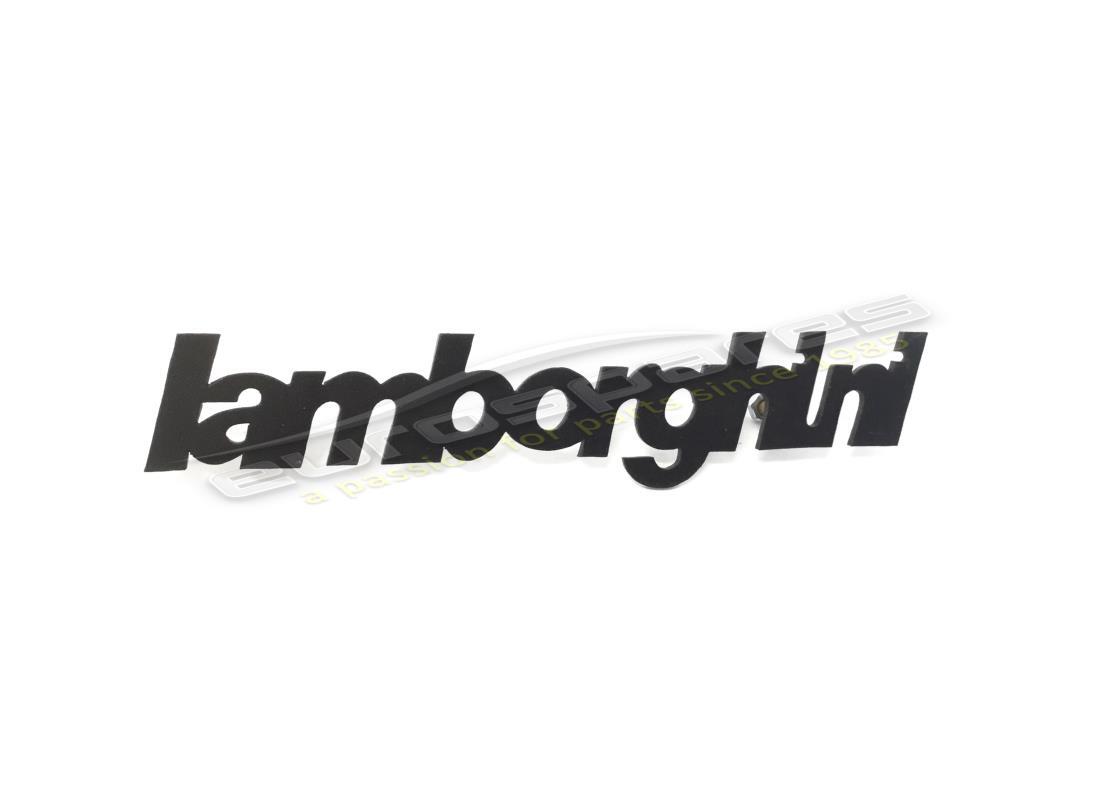 new lamborghini lamborghini black plate. part number 006111397 (1)