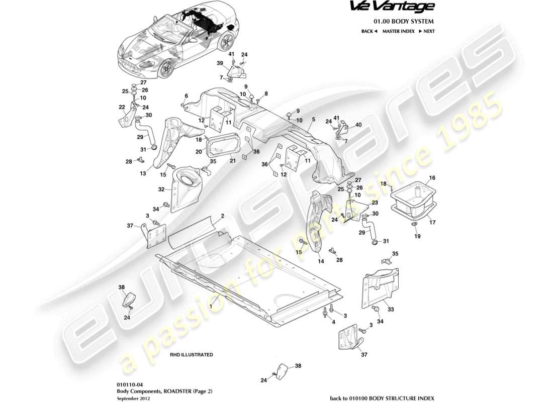 part diagram containing part number 6g33-58500w04-ab