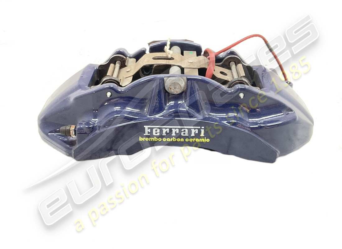 used ferrari front lh caliper with pads. part number 302757 (1)