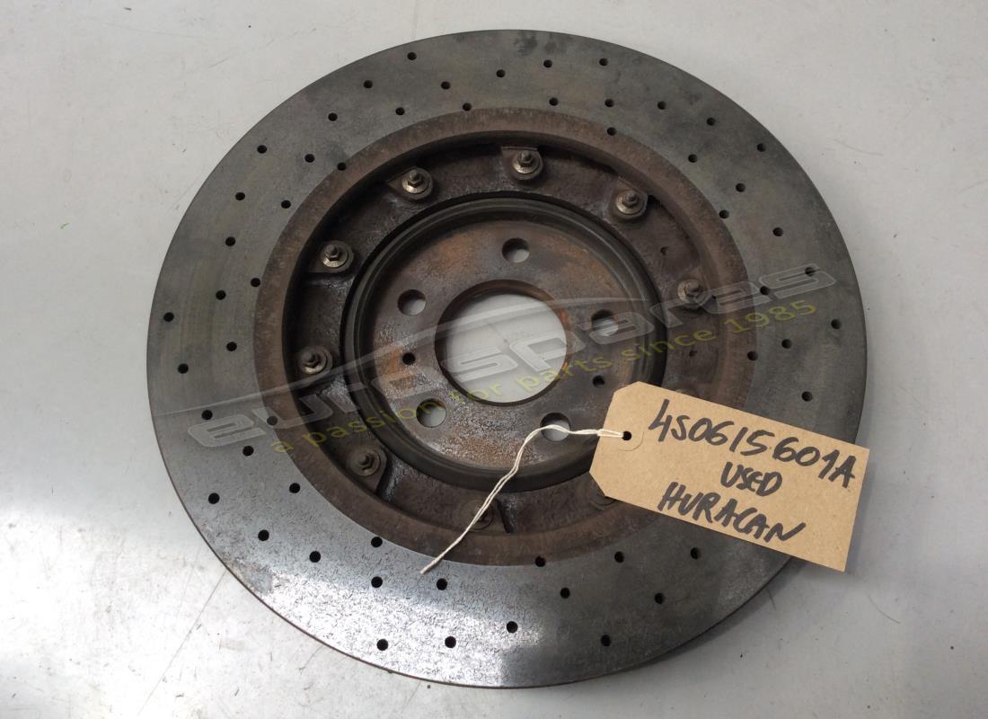used lamborghini brake disk ceramic. part number 4s0615602a (1)