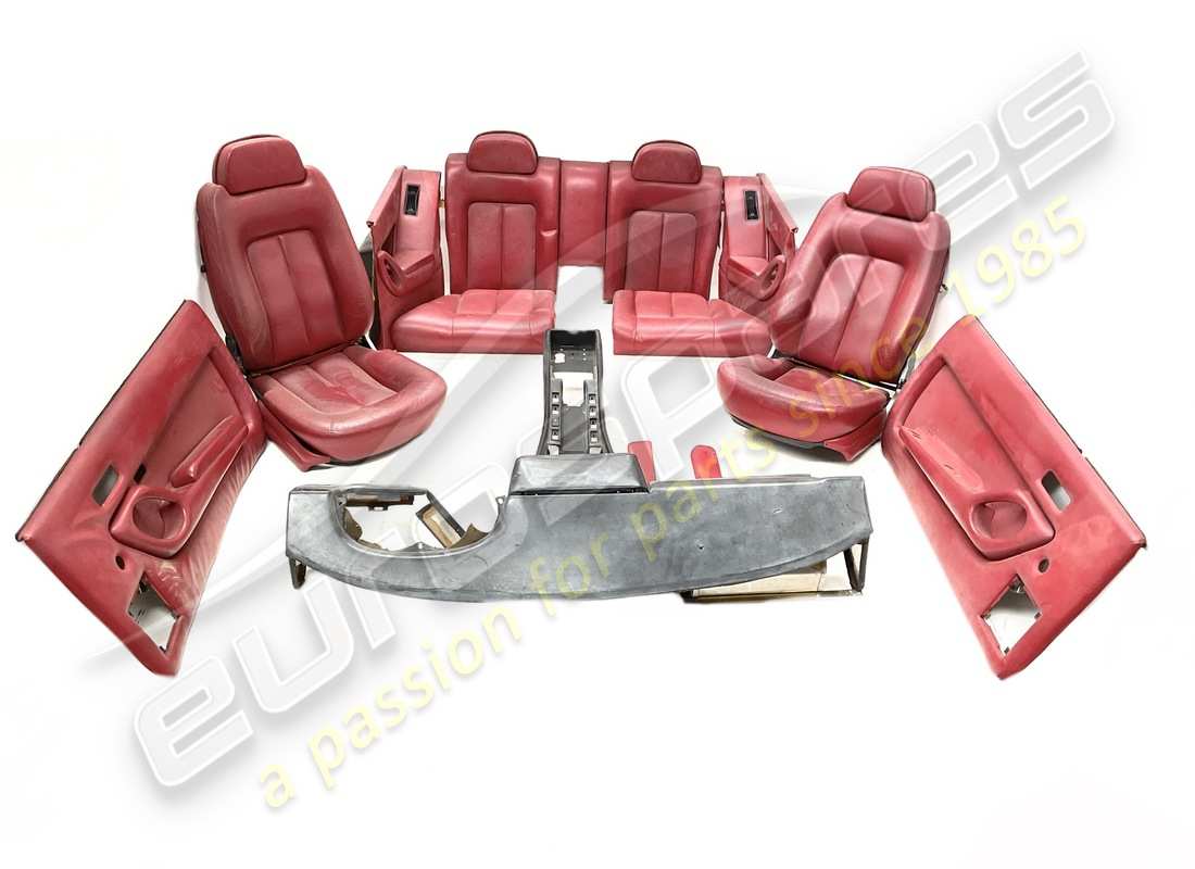 used ferrari complete interior in red. part number 900114692 (1)