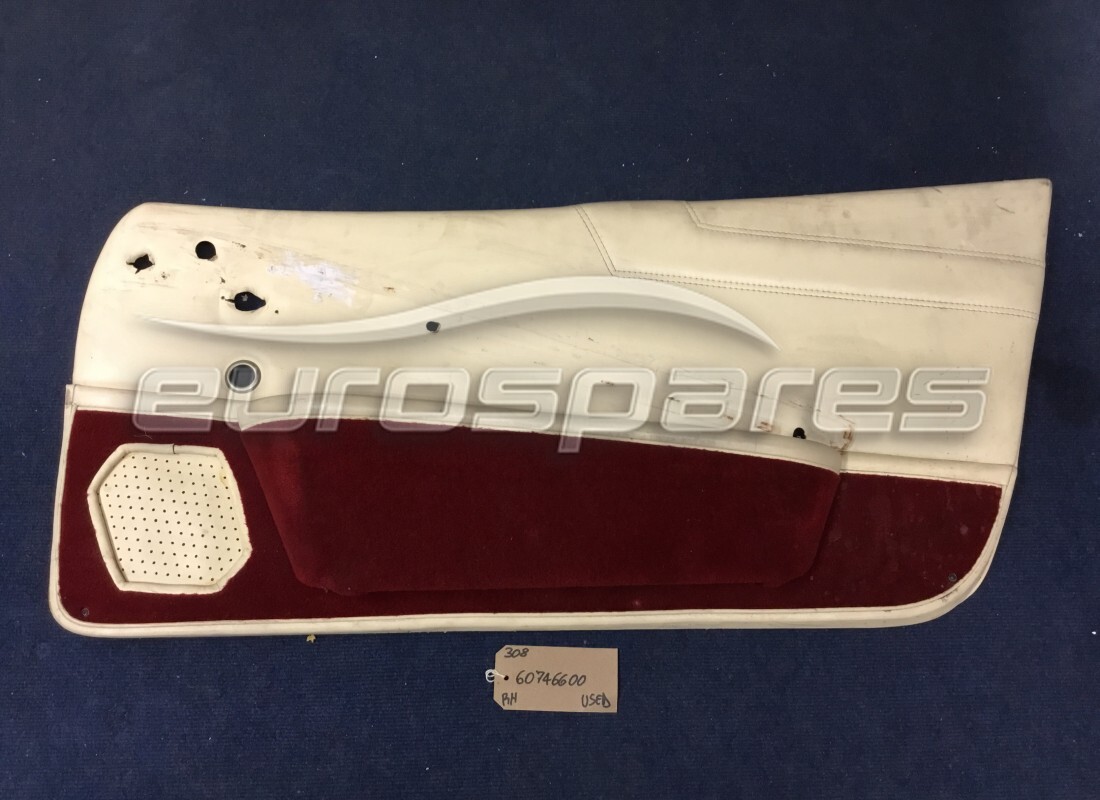 used ferrari rh door panel lining. part number 60746600 (1)