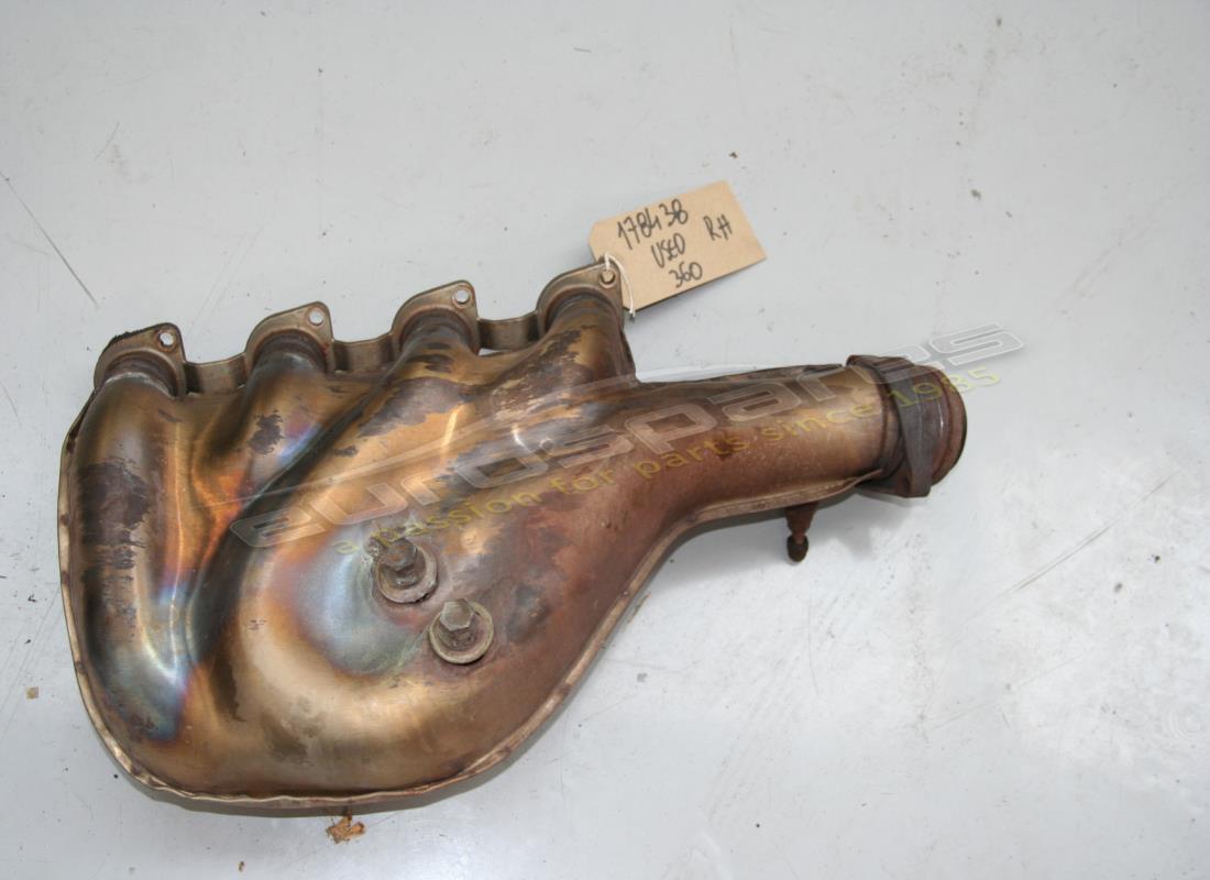 used ferrari rh exhaust manifold. part number 178438 (1)