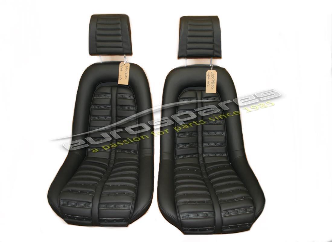 RECONDITIONED Ferrari 246 GT/GTS RHD SEATS IN BLACK . PART NUMBER 20078100 (1)