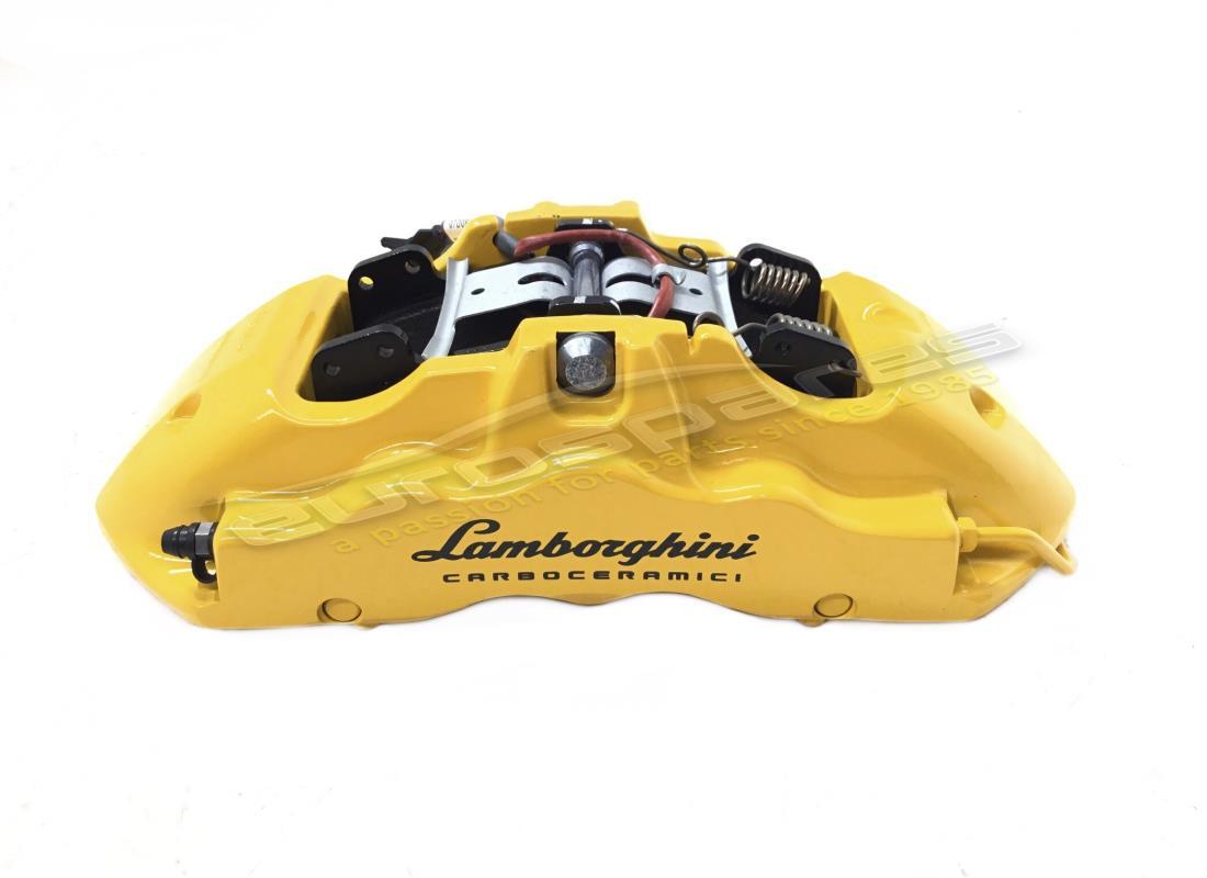 new lamborghini front caliper in yellow. part number 4t0615105dc (1)