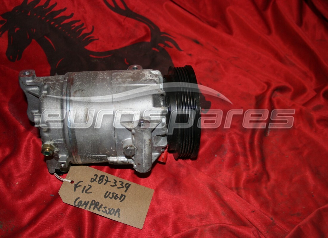 used ferrari air conditioning compressor. part number 287339 (1)