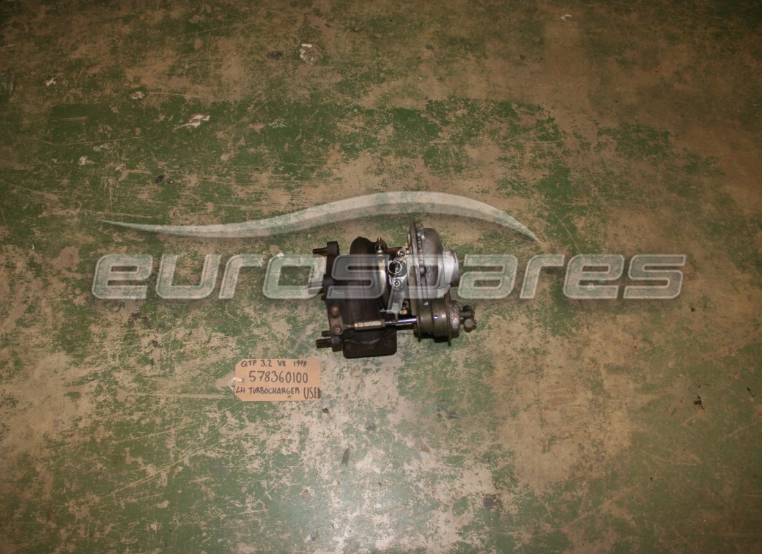 used maserati turbocompressore sx m578a. part number 578360100 (1)