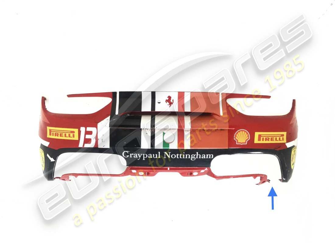 DAMAGED Ferrari REAR BUMPER . PART NUMBER 88582400 (1)