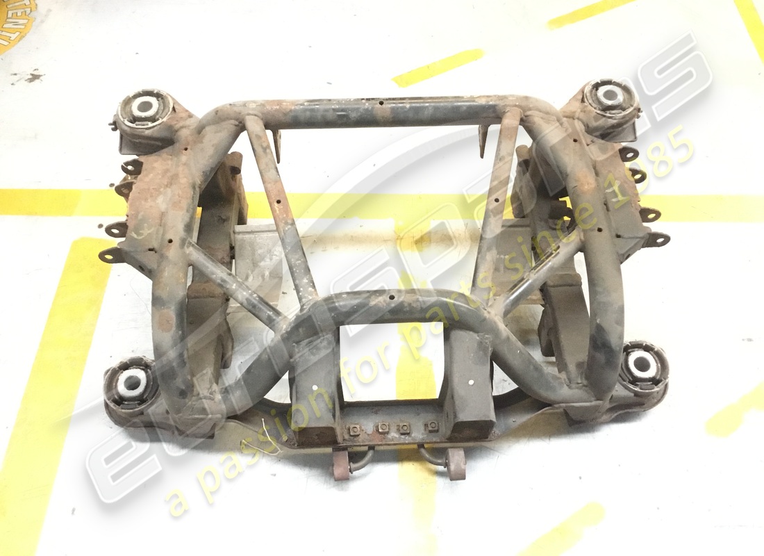 used maserati rear frame assembly. part number 208591 (1)