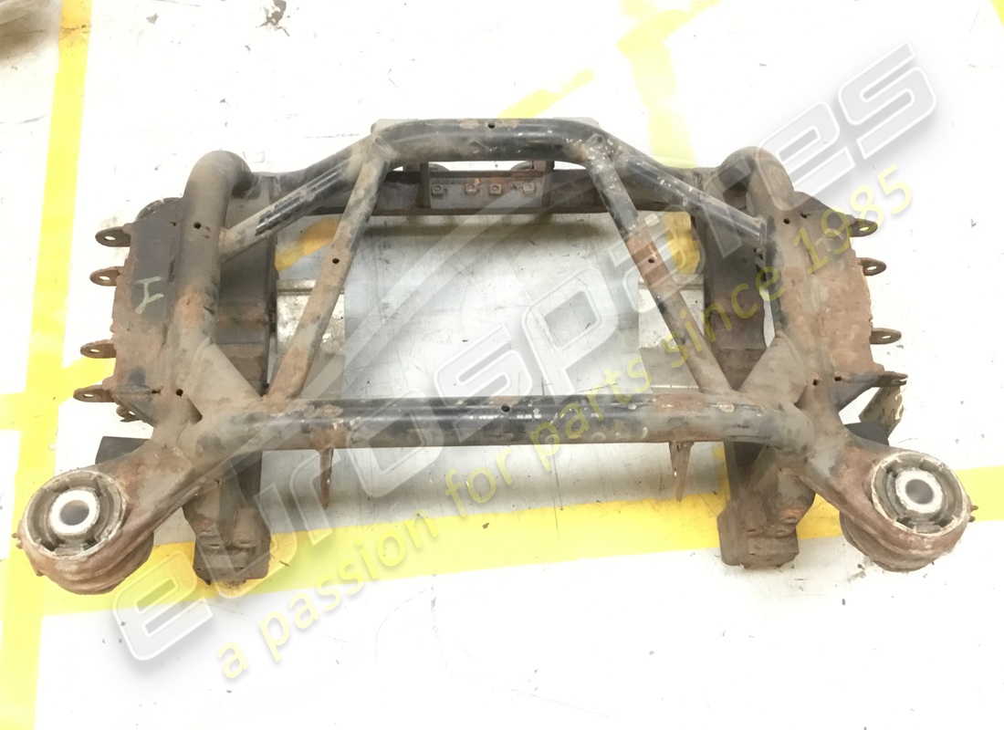 used maserati rear frame assembly. part number 208591 (4)