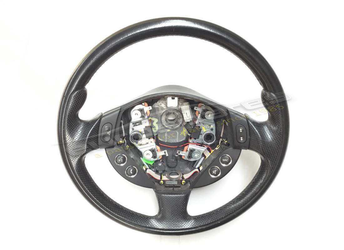 used maserati steering wheel black. part number 27328000 (1)