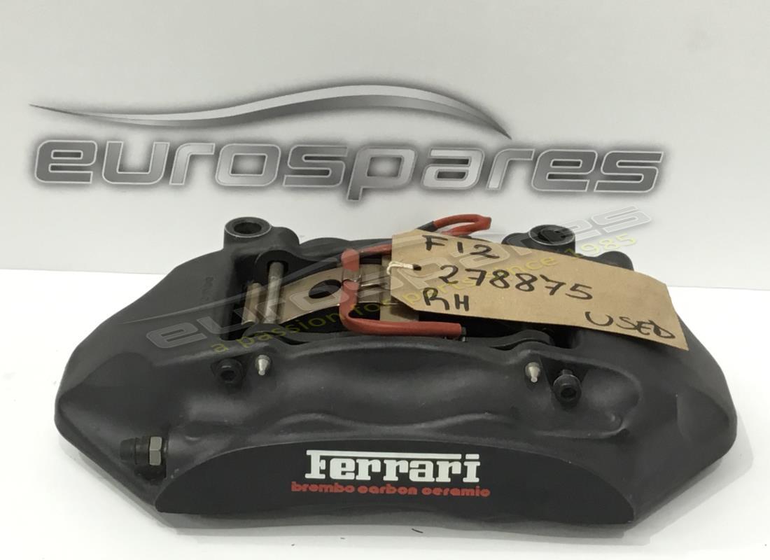 USED Ferrari REAR RH CALIPER WITH PADS . PART NUMBER 278875 (1)