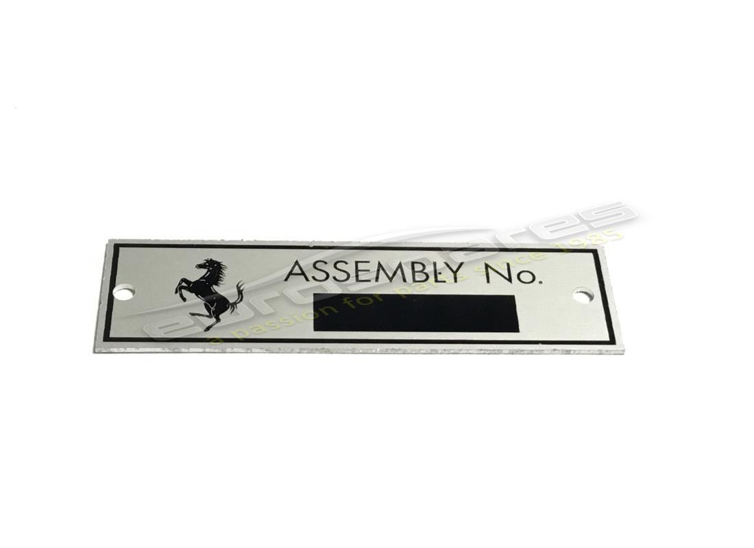 new ferrari 550m assembly plate. part number 169584 (1)