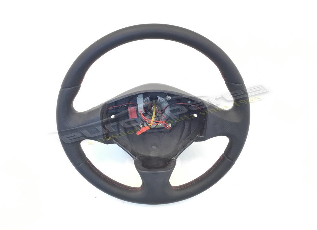 new ferrari steering wheel in black with red stiches. part number 157313a (1)