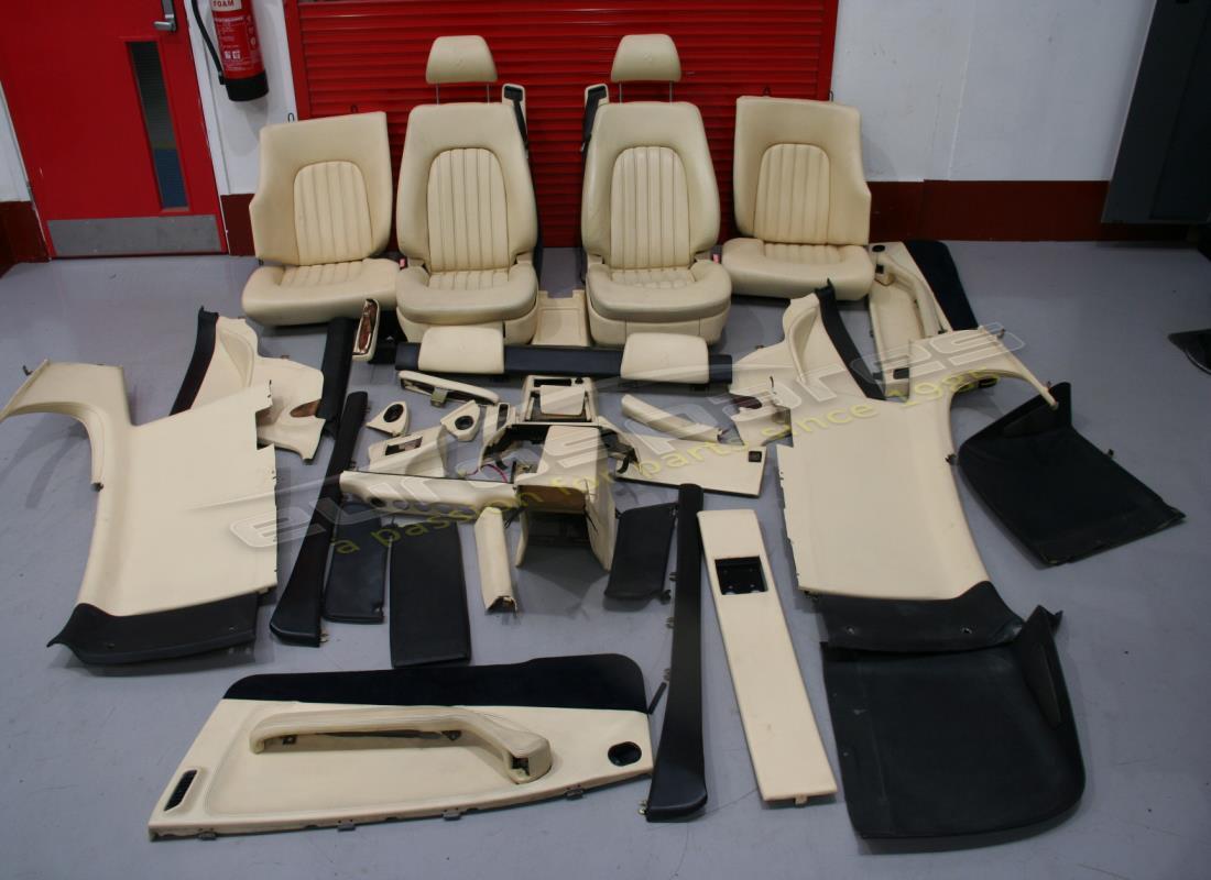 used ferrari rhd complete interior in cream. part number 900114698 (1)