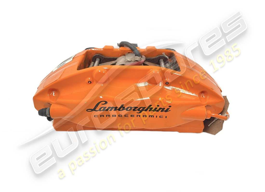 used lamborghini sliding-caliper ceramic orange. part number 4t0615406ce (1)