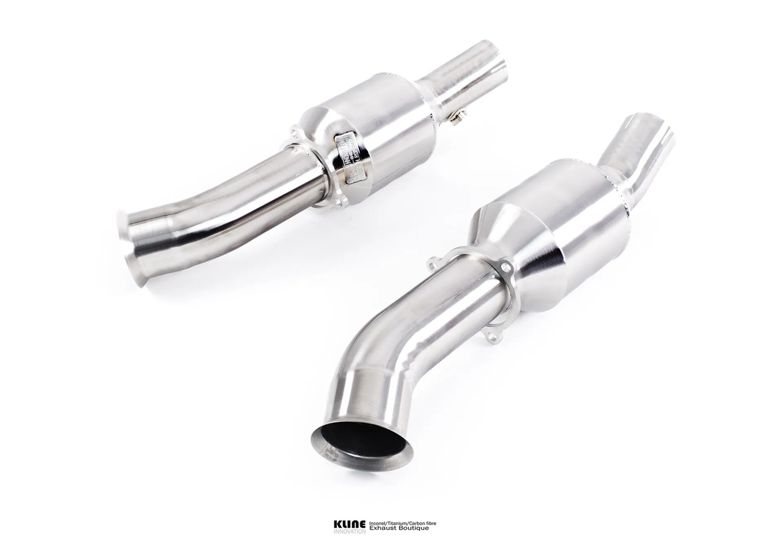 NEW KLINE INNOVATION 100CELL CAT PIPE SET - STAINLESS STEEL . PART NUMBER KLFER430SCD100CSSS (1)