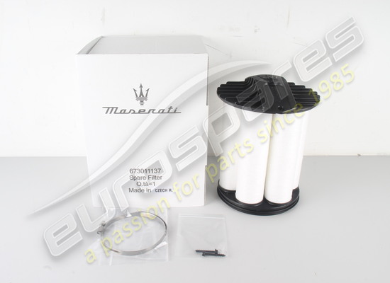 new maserati intake engine air filter kit part number 673011137