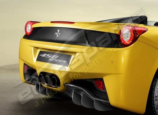 new ferrari carbon fiber rear diffuser part number 70001916