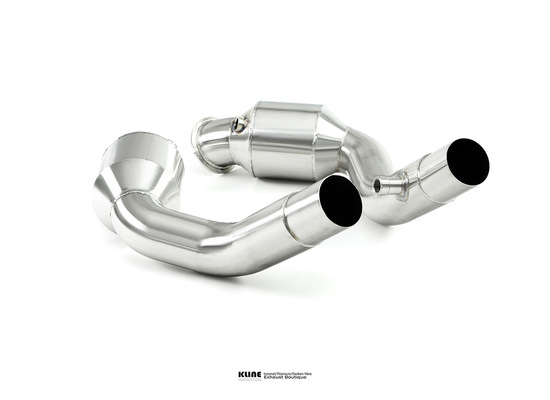 new kline innovation ferrari portofino 200cell cat pipe set - inconel part number kl-fer-portofino-200-cs-inc