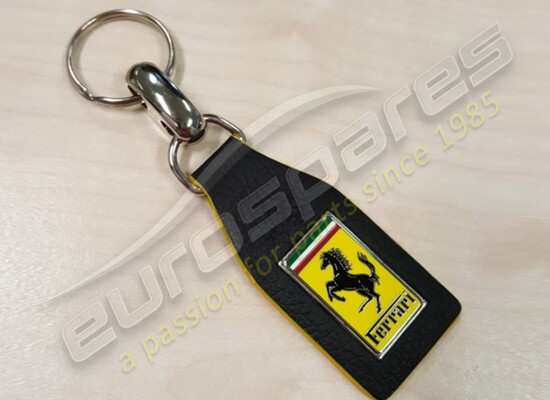 new ferrari keyring, black with yellow edge part number 70006151